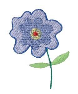 Picture of Dinky Doodle Flower Machine Embroidery Design