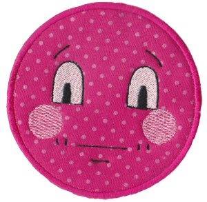 Picture of Worried Face Applique Machine Embroidery Design