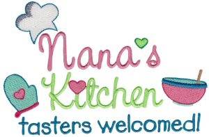 Picture of Nanas Kitchen Machine Embroidery Design
