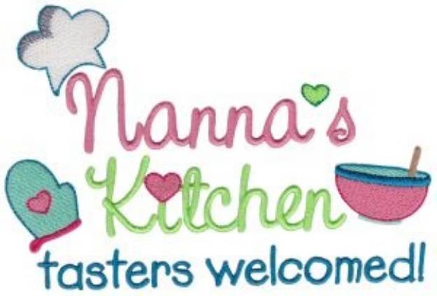 Picture of Nannas Kitchen Machine Embroidery Design