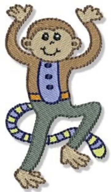 Picture of Playtime Monkey Machine Embroidery Design