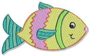 Picture of Playtime Fish Machine Embroidery Design