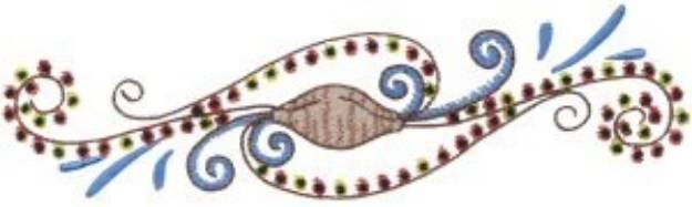 Picture of Swirly Shell Machine Embroidery Design