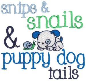 Picture of Puppy Dog Tails Machine Embroidery Design