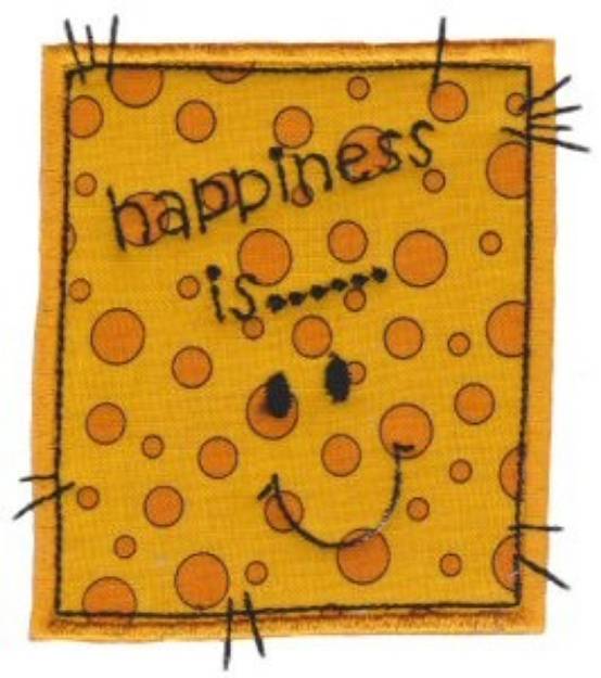 Picture of Happiness Is Machine Embroidery Design