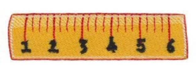 Picture of Ruler Machine Embroidery Design