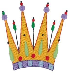 Picture of Tall Crown Machine Embroidery Design