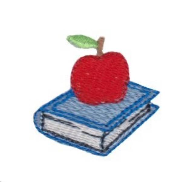 Picture of Apple & Book Machine Embroidery Design