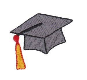 Picture of Graduation Hat Machine Embroidery Design