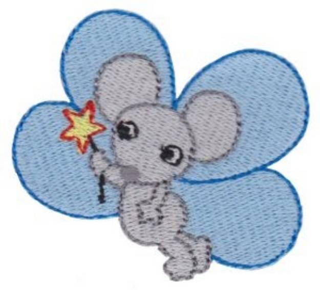 Picture of Mouse Fairy Machine Embroidery Design