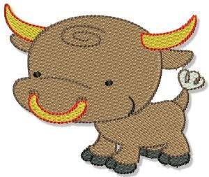 Picture of Bull Cow Machine Embroidery Design