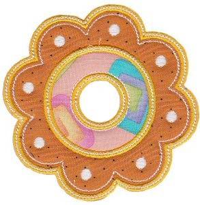 Picture of Applique Cookie Machine Embroidery Design