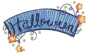 Picture of Halloween Stars Machine Embroidery Design
