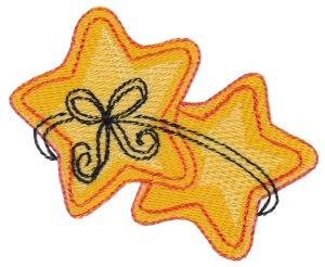 Picture of Halloween Stars Machine Embroidery Design