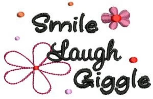 Picture of Smile, Laugh & Giggle Machine Embroidery Design