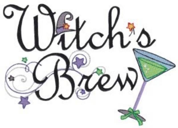 Picture of Witchs Brew Machine Embroidery Design