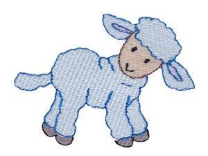 Picture of Nativity Lamb Machine Embroidery Design