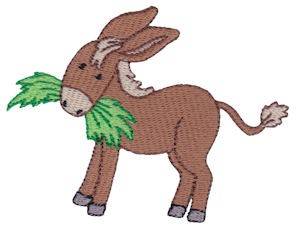 Picture of Nativity Donkey Machine Embroidery Design