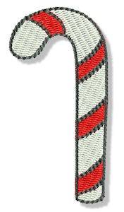 Picture of Christmas Candy Cane Machine Embroidery Design