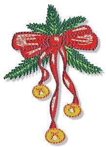 Picture of Christmas Jingle Bells Machine Embroidery Design