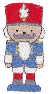 Picture of Jolly Christmas Nutcrackers Machine Embroidery Design