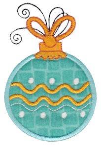 Picture of Whimsical Ornament Applique Machine Embroidery Design