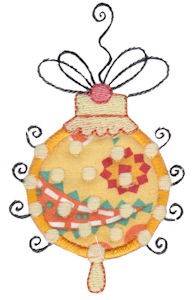 Picture of Applique Decorative Ornament Machine Embroidery Design