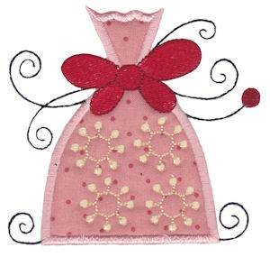 Picture of Applique Whimsical Ornament Machine Embroidery Design