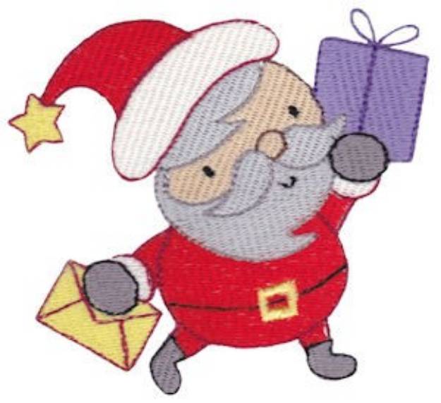 Picture of Here Comes Santa! Machine Embroidery Design