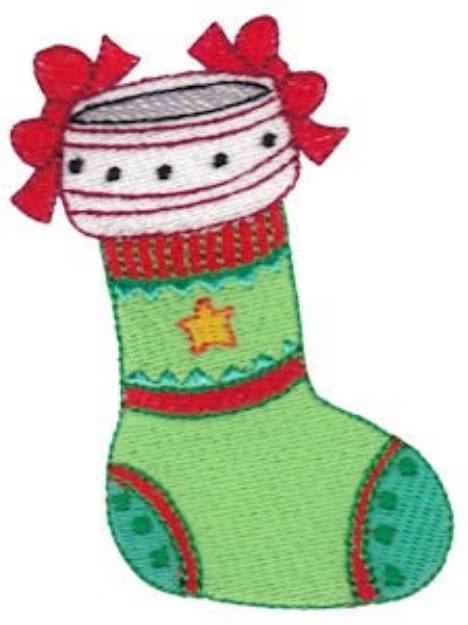 Picture of Christmas Stocking Machine Embroidery Design
