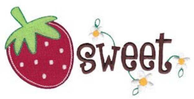 Picture of Sweet Strawberries Machine Embroidery Design
