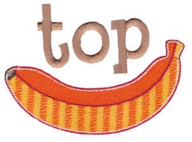 Picture of Top Banana Machine Embroidery Design