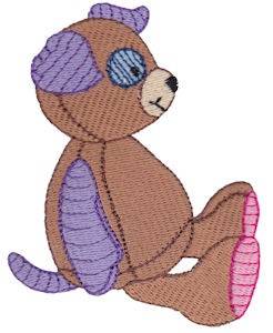 Picture of Patchy The Puppy Machine Embroidery Design