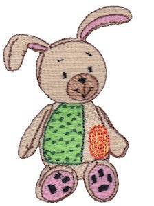 Picture of Patchy Rabbit Machine Embroidery Design