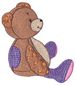 Picture of Patches The Bear Machine Embroidery Design