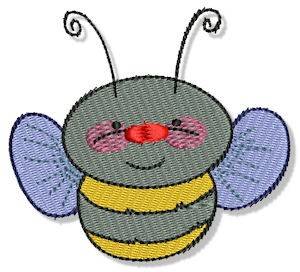 Picture of Cartoon Bumblebee Machine Embroidery Design