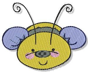 Picture of Cute Cartoon Bumblebee Machine Embroidery Design