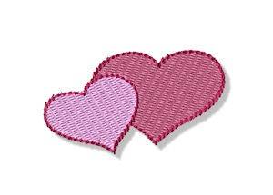 Picture of Birds & Bees Hearts Machine Embroidery Design