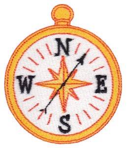 Picture of Camping Compass Machine Embroidery Design