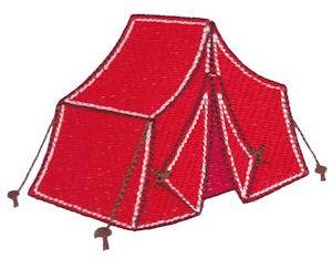 Picture of Camping Tent Machine Embroidery Design