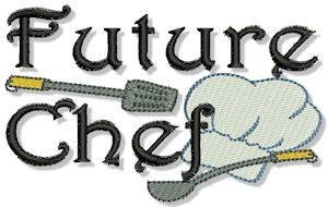 Picture of Future Chef Machine Embroidery Design