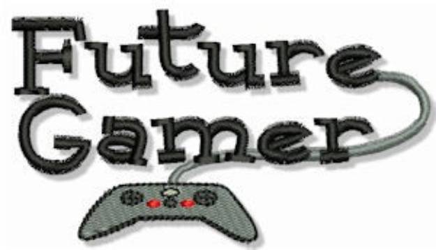 Picture of Future Gamer Machine Embroidery Design