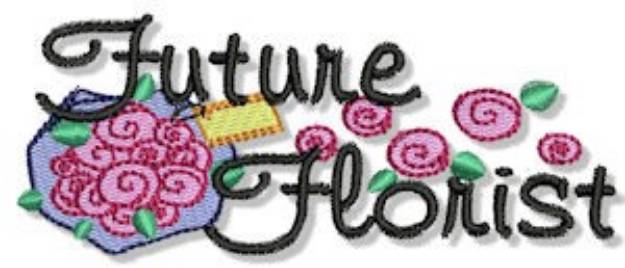 Picture of Future Florist Machine Embroidery Design