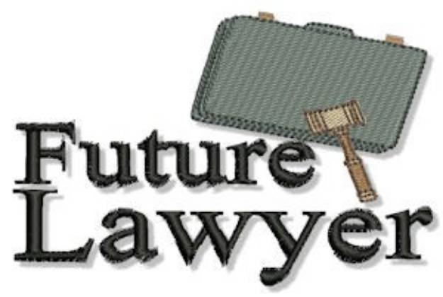 Picture of Future Lawyer Machine Embroidery Design