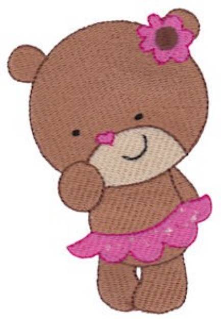 Picture of Teddy Bear Valentine Machine Embroidery Design