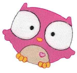 Picture of Valentine Owl Machine Embroidery Design