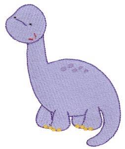 Picture of Dinomite Brontosaurus Machine Embroidery Design