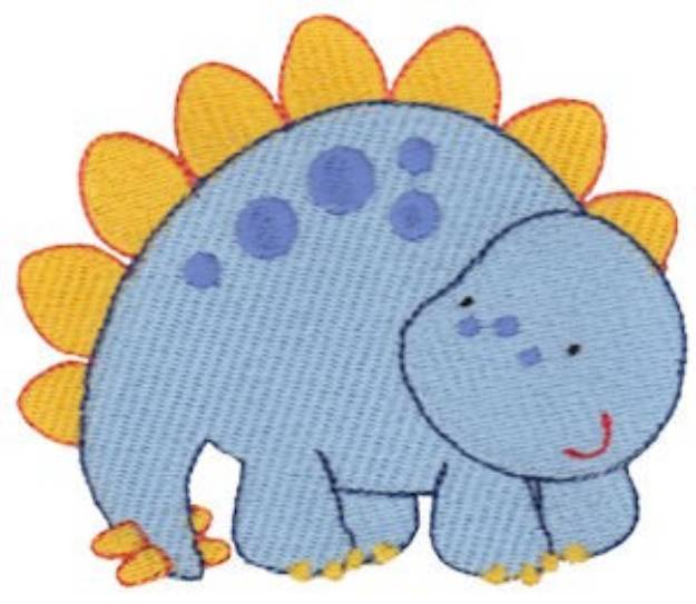 Picture of Dinomite Stegosaurus Machine Embroidery Design
