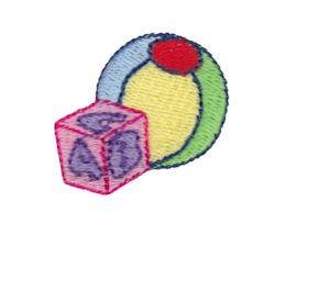 Picture of Mini Baby Block Machine Embroidery Design