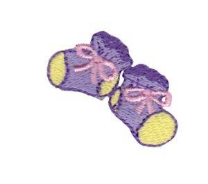 Picture of Mini Baby Booties Machine Embroidery Design
